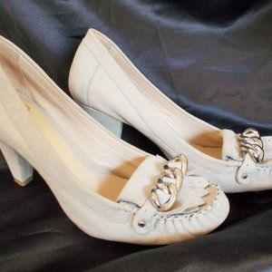 Joan & David vintage Suede heels with kiltie fringe